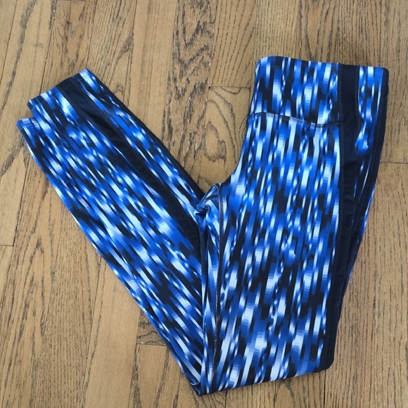 GAP Blue Patterned Leggings - Picture 1 of 10